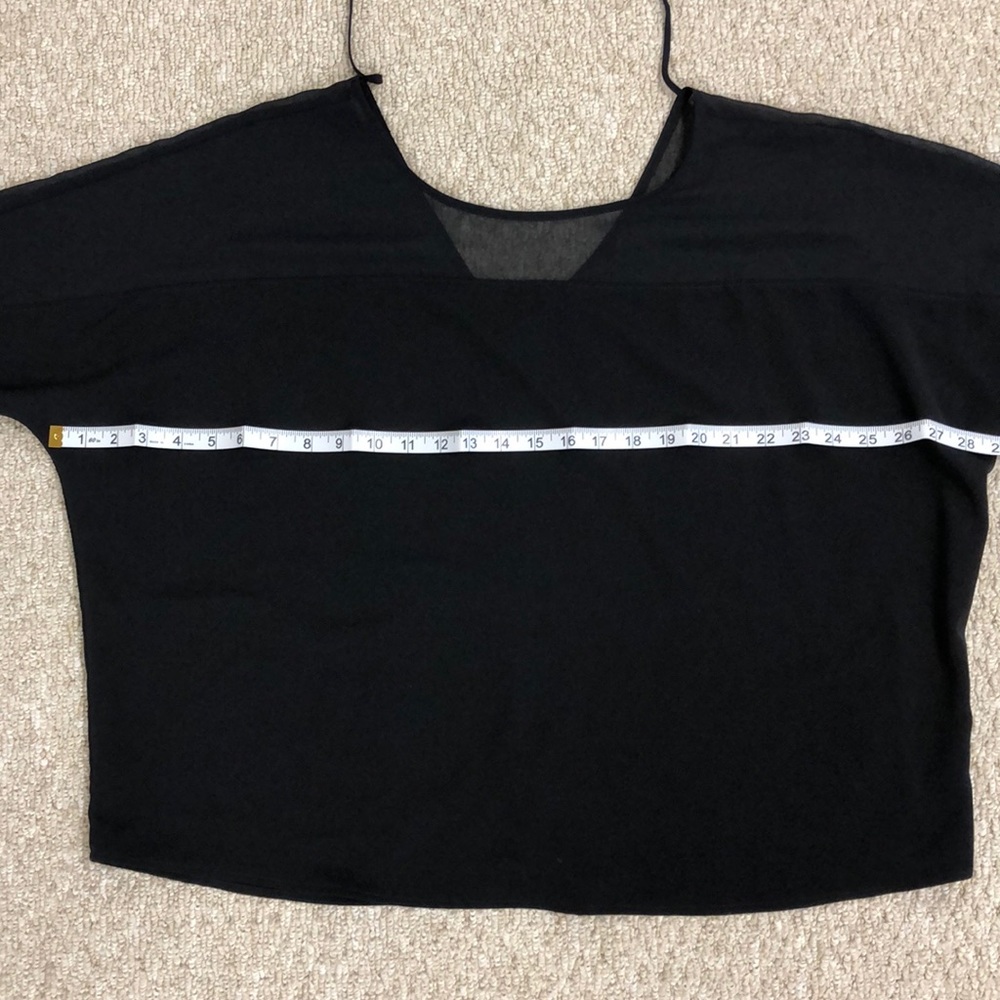 Express dressy top with sheer detail - Picture 5 of 6